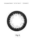 COLORED CONTACT LENSES AND METHOD OF MAKING THE SAME diagram and image
