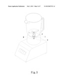 BEARING ASSEMBLY OF A BLENDER diagram and image
