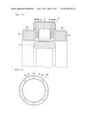 ROLLING BEARING, SPINDLE SUPPORT STRUCTURE OF MAIN MOTOR FOR RAILWAY     VEHICLE, AND BEARING STRUCTURE diagram and image