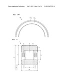 ROLLING BEARING, SPINDLE SUPPORT STRUCTURE OF MAIN MOTOR FOR RAILWAY     VEHICLE, AND BEARING STRUCTURE diagram and image