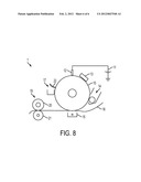 SYSTEM AND METHOD FOR TREATING PRINTED FLEXIBLE BOOK COVERS PRIOR TO     BINDING diagram and image