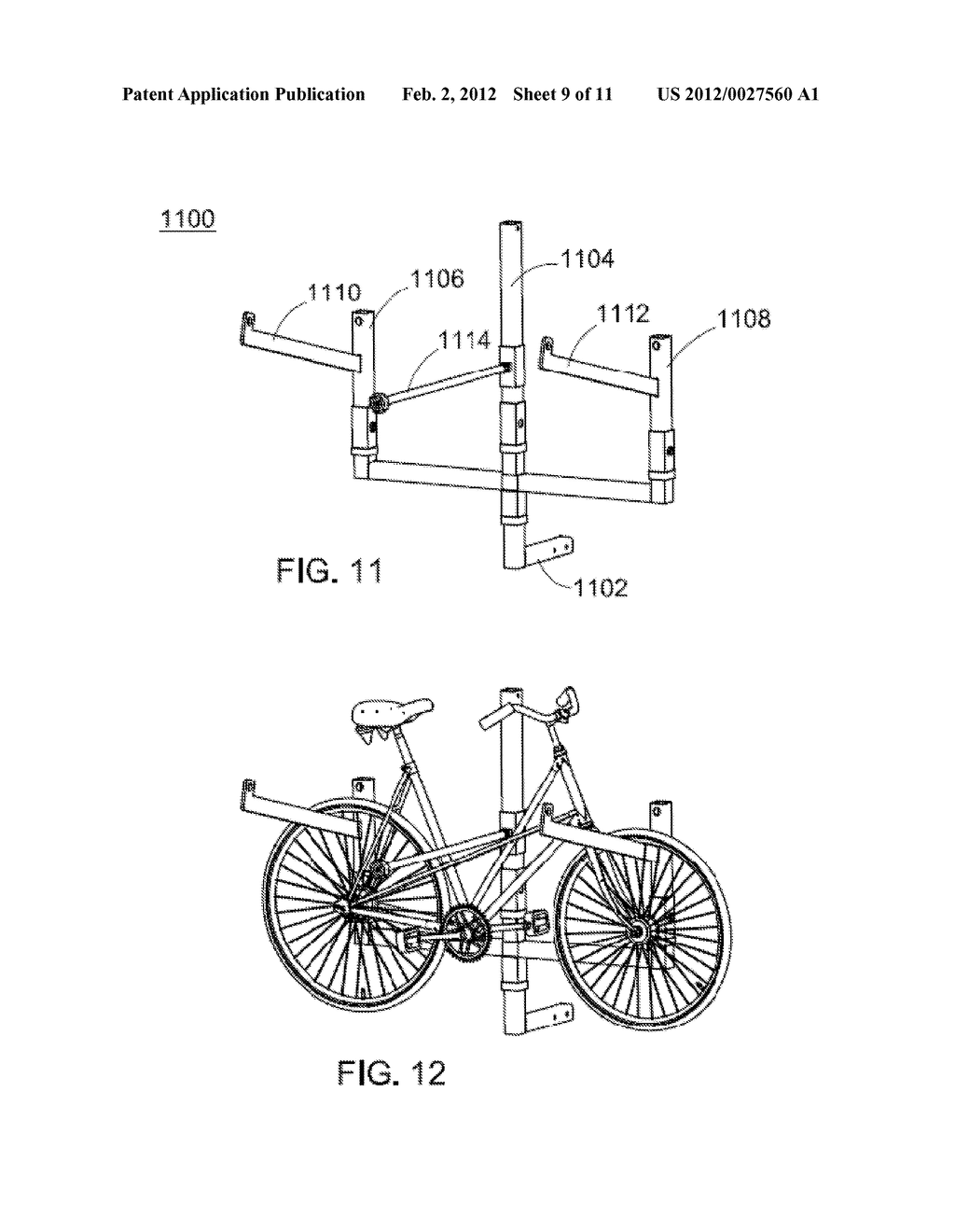 Bicycle Carrier and Method for Serially Loading Bicycles Thereon - diagram, schematic, and image 10