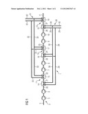 COMPRESSOR SYSTEM FOR A PROCESS GAS PLANT HAVING HEAT RETURN, AND THE     PROCESS GAS PLANT FOR CARBON DIOXIDE GAS SEPARATION diagram and image