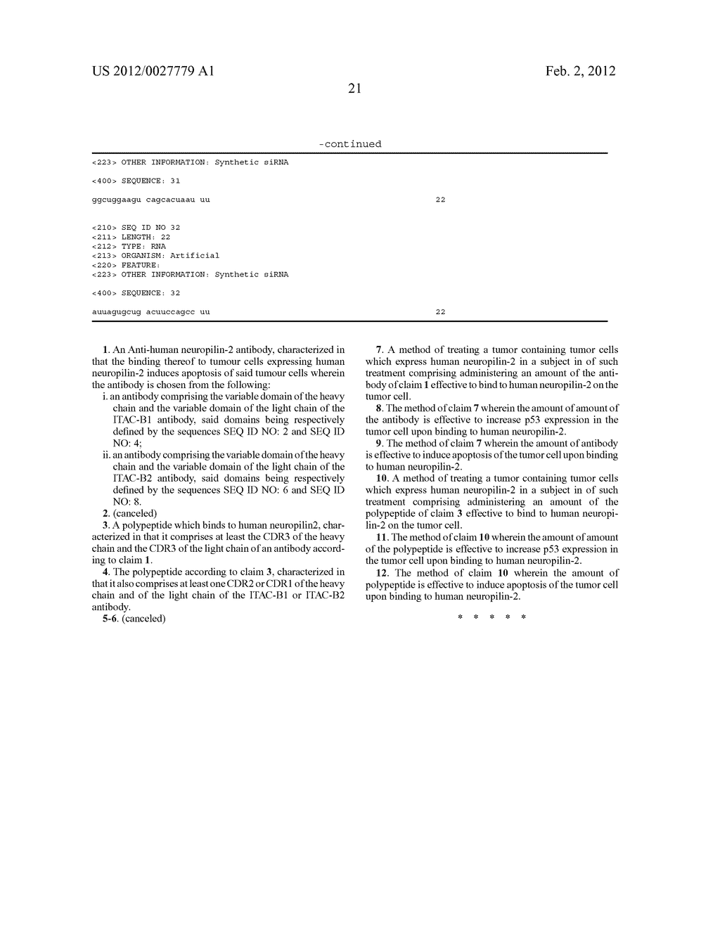 Induction of p53 expression by neutralization of neuropilin-2 for the     treatment of cancers - diagram, schematic, and image 38