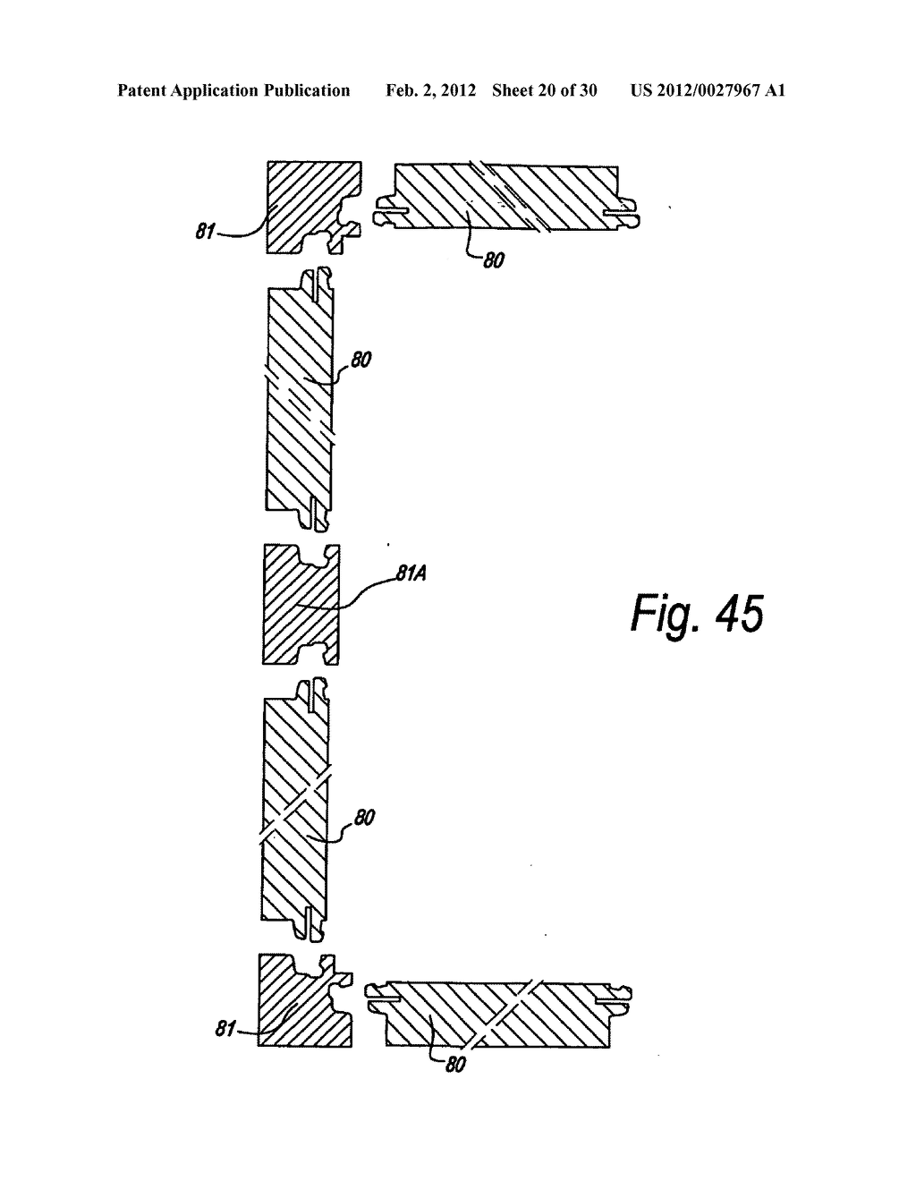 COMPOSED ELEMENT,  MULTI-LAYERED BOARD AND PANEL-SHAPED ELEMENT FOR     FORMING THIS COMPOSED ELEMENT - diagram, schematic, and image 21