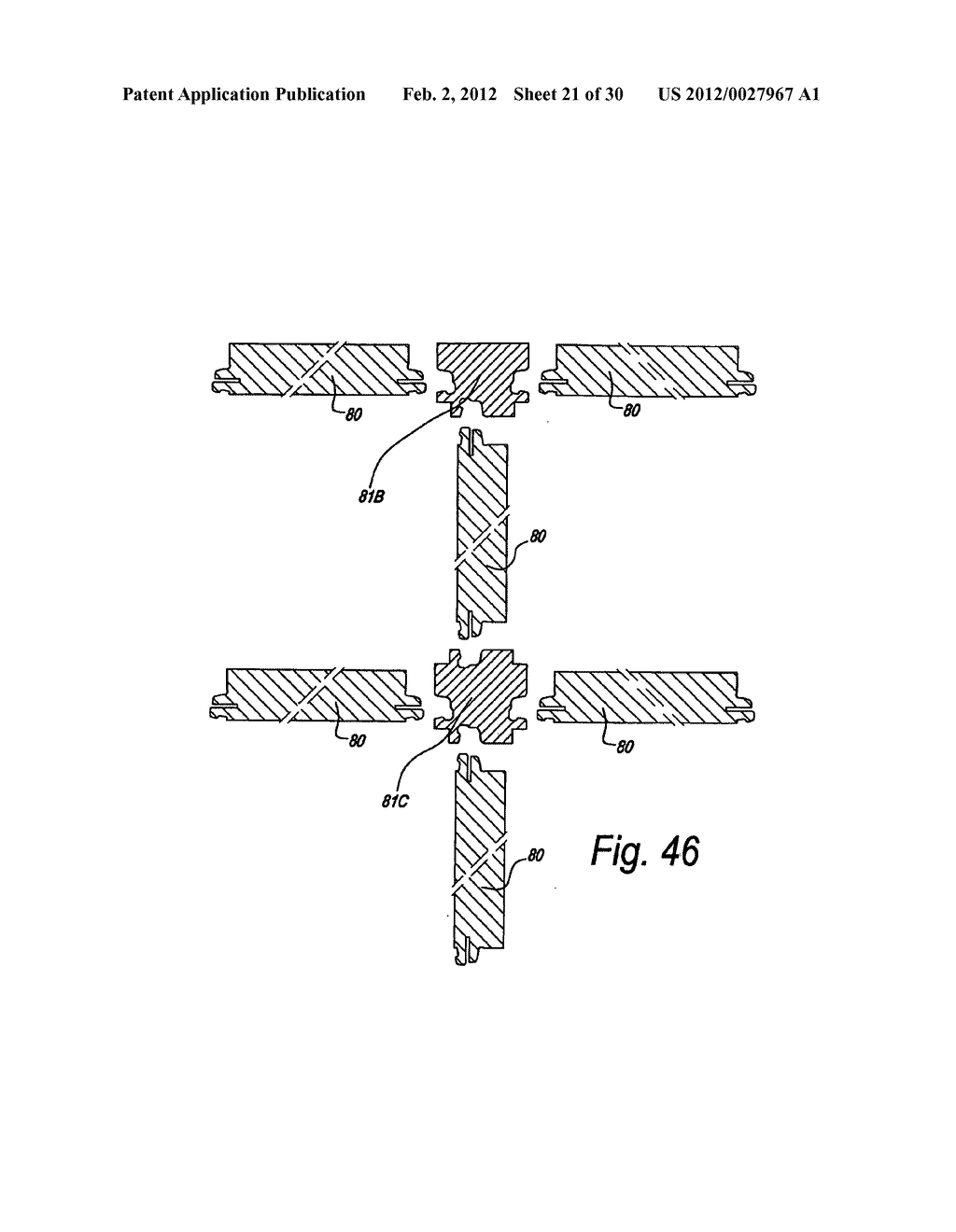 COMPOSED ELEMENT,  MULTI-LAYERED BOARD AND PANEL-SHAPED ELEMENT FOR     FORMING THIS COMPOSED ELEMENT - diagram, schematic, and image 22