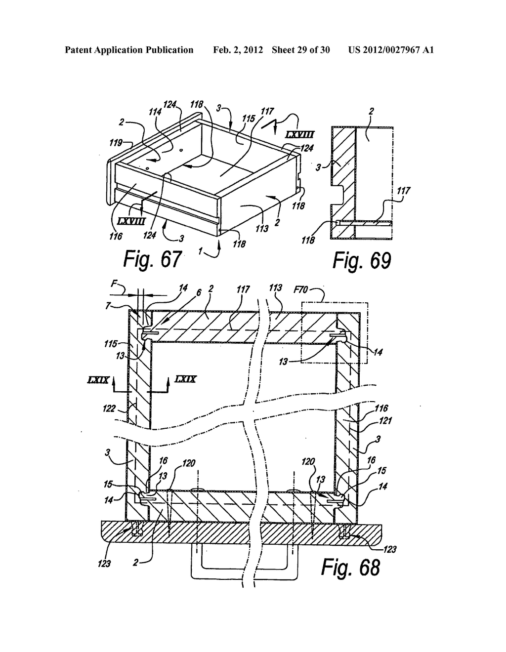 COMPOSED ELEMENT,  MULTI-LAYERED BOARD AND PANEL-SHAPED ELEMENT FOR     FORMING THIS COMPOSED ELEMENT - diagram, schematic, and image 30