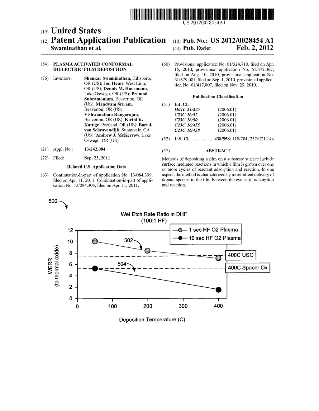 PLASMA ACTIVATED CONFORMAL DIELECTRIC FILM DEPOSITION - diagram, schematic, and image 01