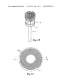 LINEAR ABRASIVE BRUSH MEMBER, METHOD FOR PREPARING LINEAR ABRASIVE BRUSH     MEMBER, AND ABRASIVE BRUSH diagram and image