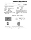 Secure financial transaction system using a registered mobile device diagram and image