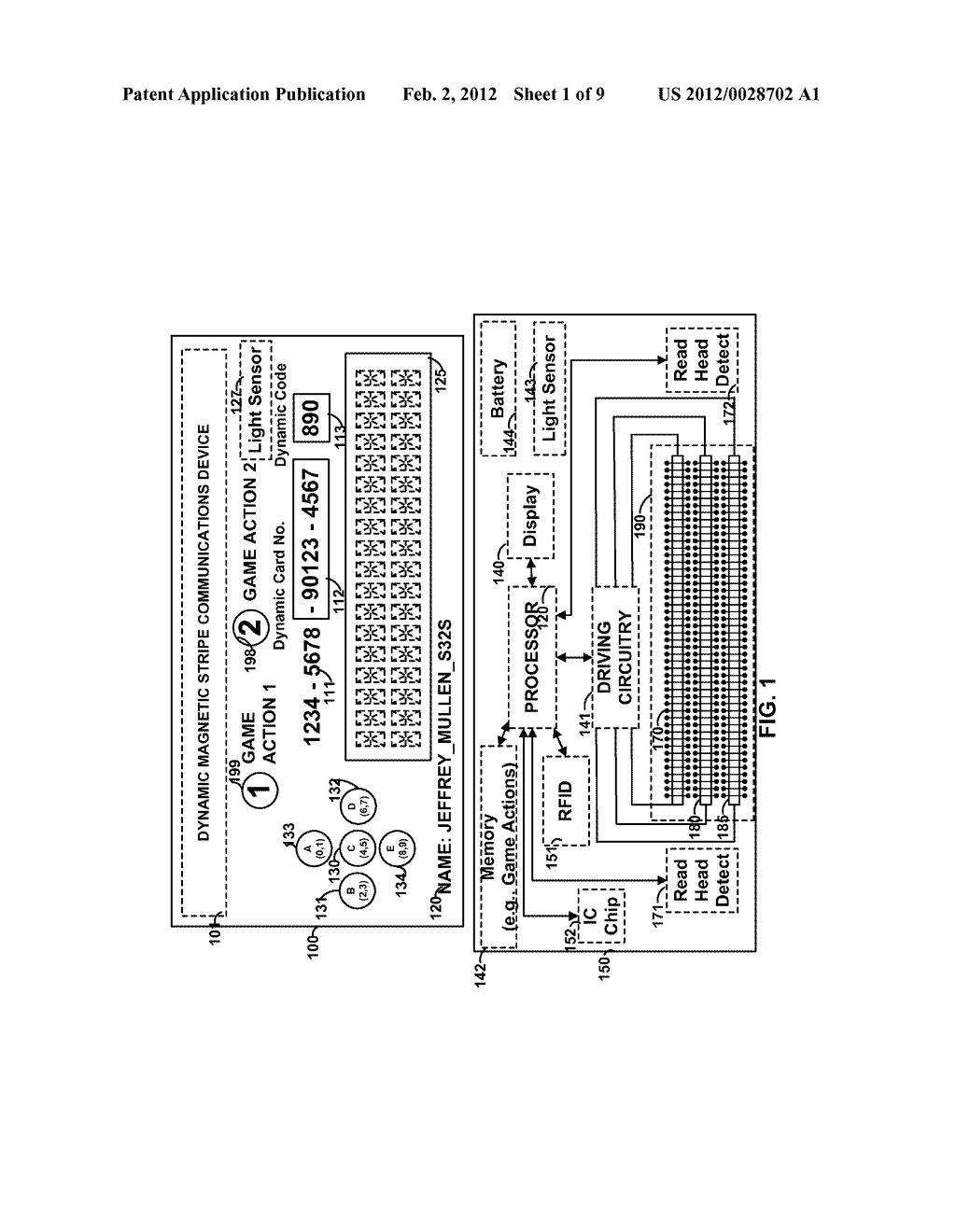 PAYMENT CARDS, DEVICES, SYSTEMS, AND METHODS FOR PROVIDING GAME ACTIONS     WITH PAYMENT DATA - diagram, schematic, and image 02