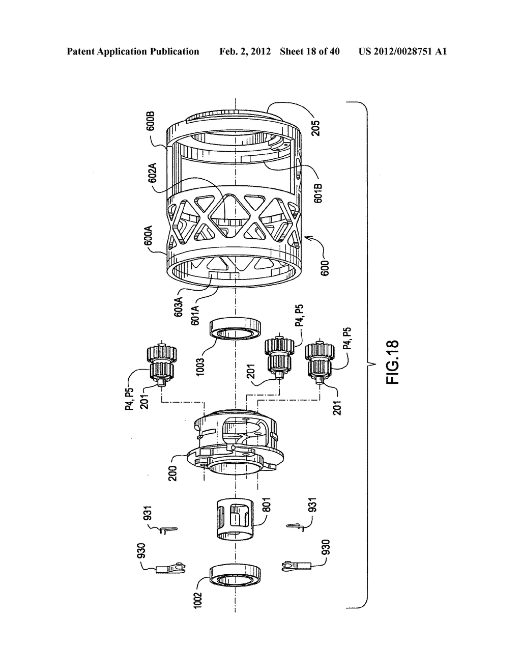 Shift mechanism for a planetary gear transmission - diagram, schematic, and image 19