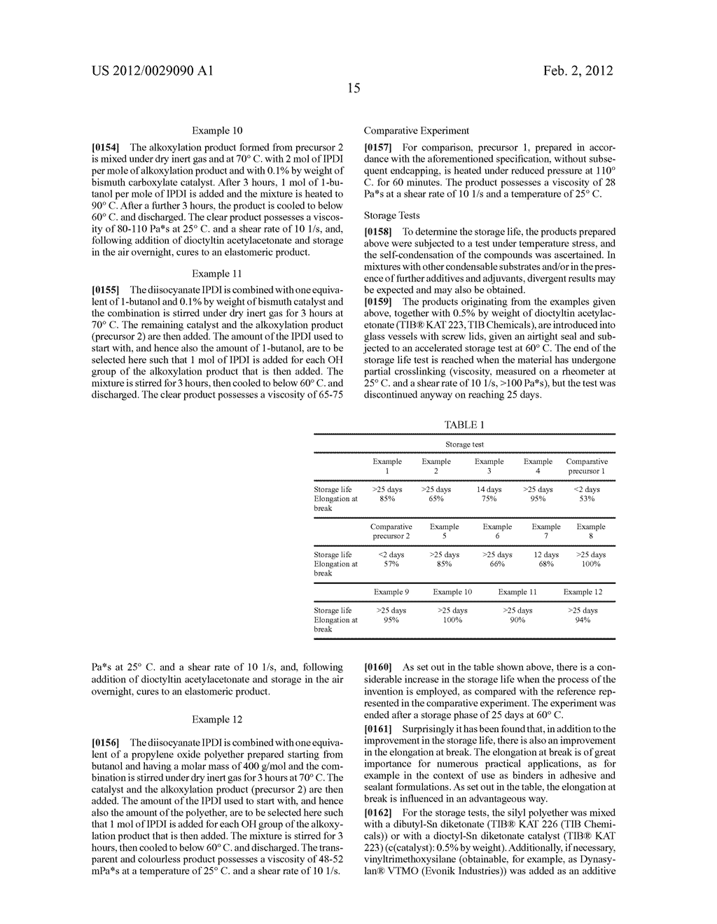 Modified alkoxylation products having at least one non-terminal     alkoxysilyl group, with increased storage life and increased     stretchability of the polymers prepared using them - diagram, schematic, and image 16