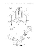 COSMETIC TREATMENT METHOD INCLUDING THE PROJECTION OF AN IMAGE ONTO THE     ZONE TO BE TREATED diagram and image