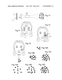COSMETIC TREATMENT METHOD INCLUDING THE PROJECTION OF AN IMAGE ONTO THE     ZONE TO BE TREATED diagram and image