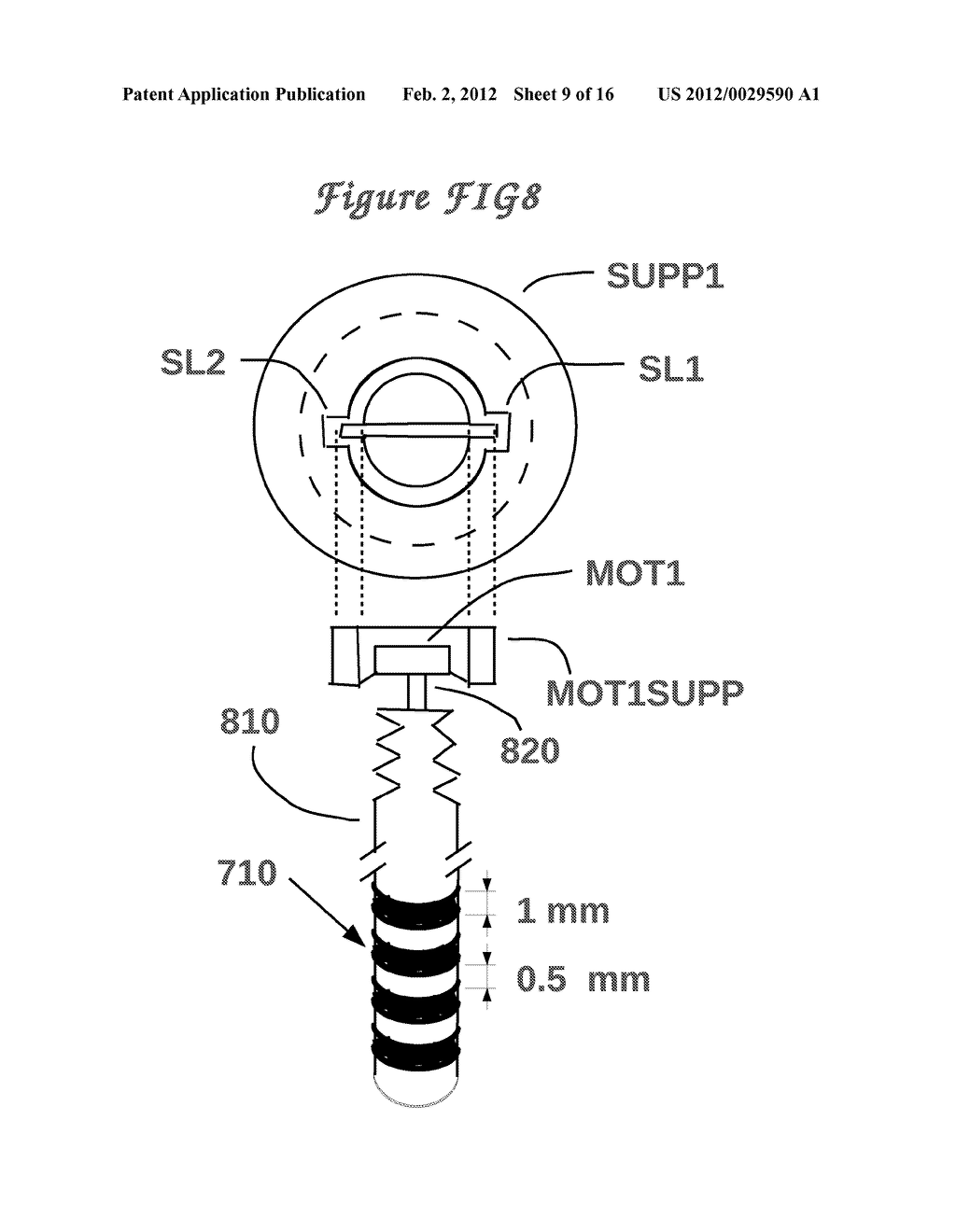 Method and means to adjust the positioning of stimulating neural and     muscular electrode - diagram, schematic, and image 10