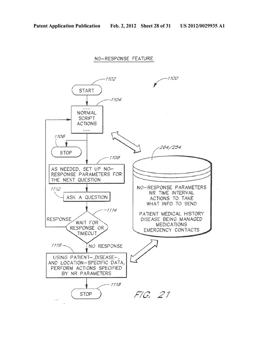 DISEASE MANAGEMENT SYSTEM INCLUDING A NO RESPONSE METHOD - diagram, schematic, and image 29