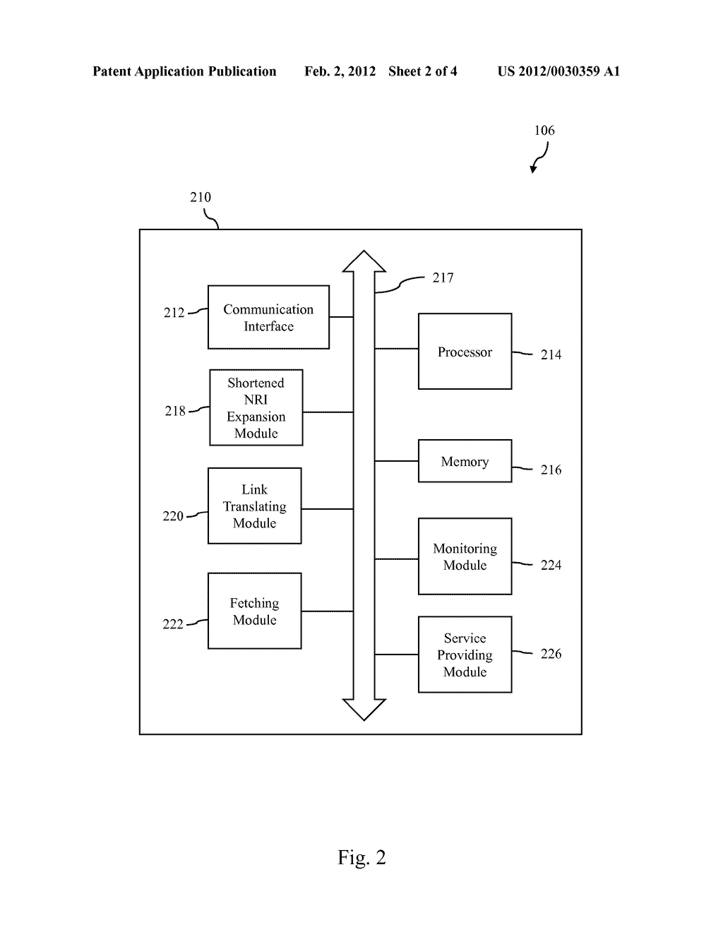 SYSTEM AND METHOD FOR PROVIDING NETWORK RESOURCE IDENTIFIER SHORTENING     SERVICE TO COMPUTING DEVICES - diagram, schematic, and image 03