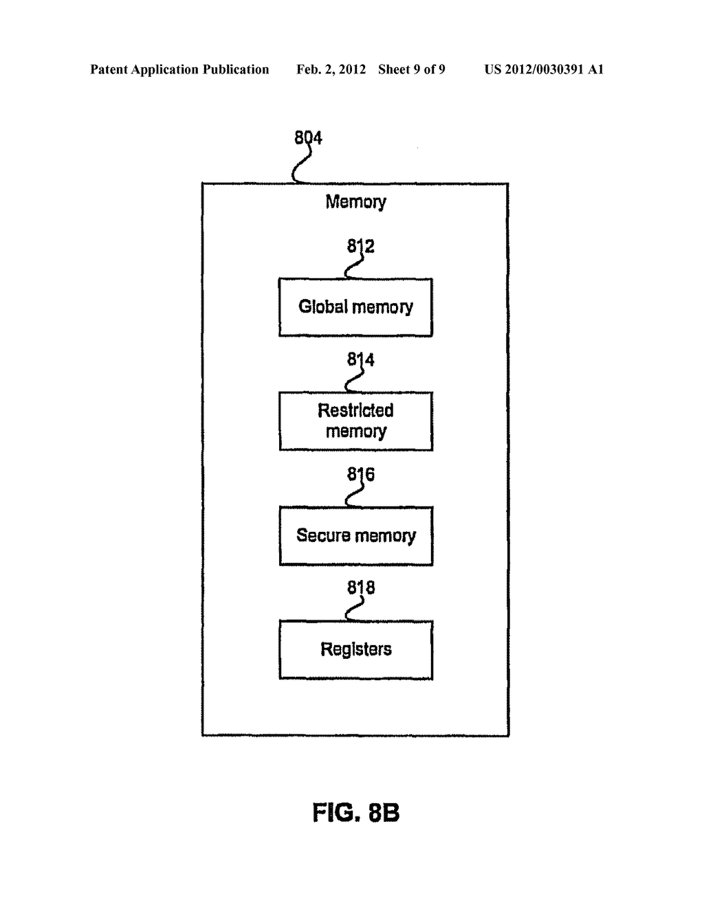 METHOD AND SYSTEM FOR MEMORY ATTACK PROTECTION TO ACHIEVE A SECURE     INTERFACE - diagram, schematic, and image 10
