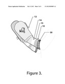 MITTENS WITH STRETCHABLE CUFF diagram and image