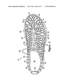 Article of Footwear Having an Upper with a Matrix Layer diagram and image