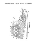 Article of Footwear Having an Upper with a Matrix Layer diagram and image