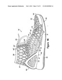 Article of Footwear Having an Upper with a Matrix Layer diagram and image
