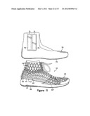 Article of Footwear Having an Upper with a Matrix Layer diagram and image