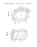 DEVICE FOR PACKAGING A PRODUCT IN A CORRESPONDING CONTAINER diagram and image