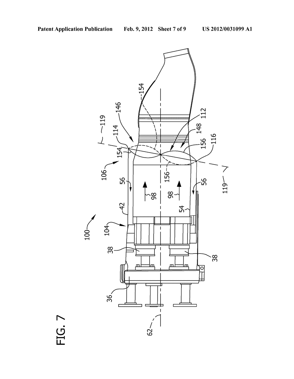 COMBUSTOR ASSEMBLY FOR USE IN A TURBINE ENGINE AND METHODS OF ASSEMBLING     SAME - diagram, schematic, and image 08