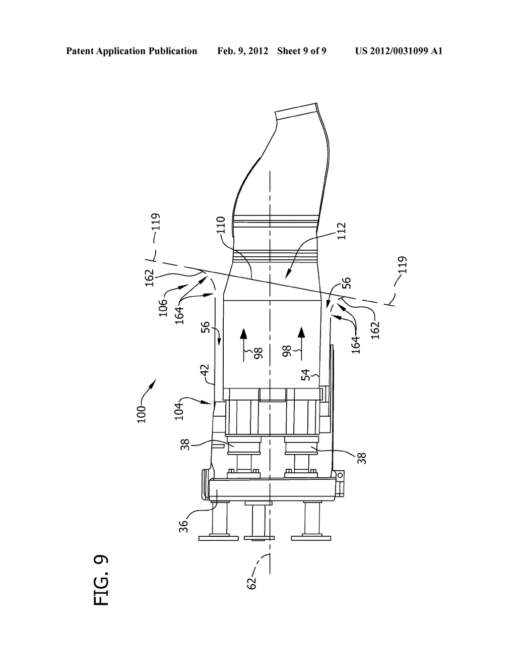 COMBUSTOR ASSEMBLY FOR USE IN A TURBINE ENGINE AND METHODS OF ASSEMBLING     SAME - diagram, schematic, and image 10