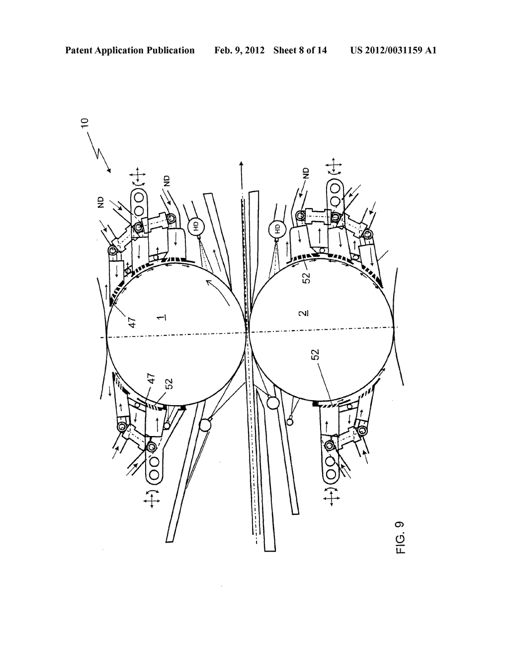 METHOD AND APPARATUS FOR COOLING THE ROLLERS OF A ROLL STAND - diagram, schematic, and image 09