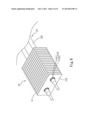 RADIATING FIN, THERMAL MODULE FORMED WITH THE SAME, AND METHOD OF     MANUFACTURING THE SAME diagram and image