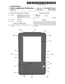 PROTECTIVE SKIN FOR AN E-READER diagram and image