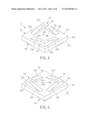 STACKABLE HOLDER FOR AN INTEGRATED CIRCUIT PACKAGE diagram and image