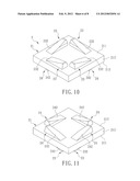 STACKABLE HOLDER FOR AN INTEGRATED CIRCUIT PACKAGE diagram and image