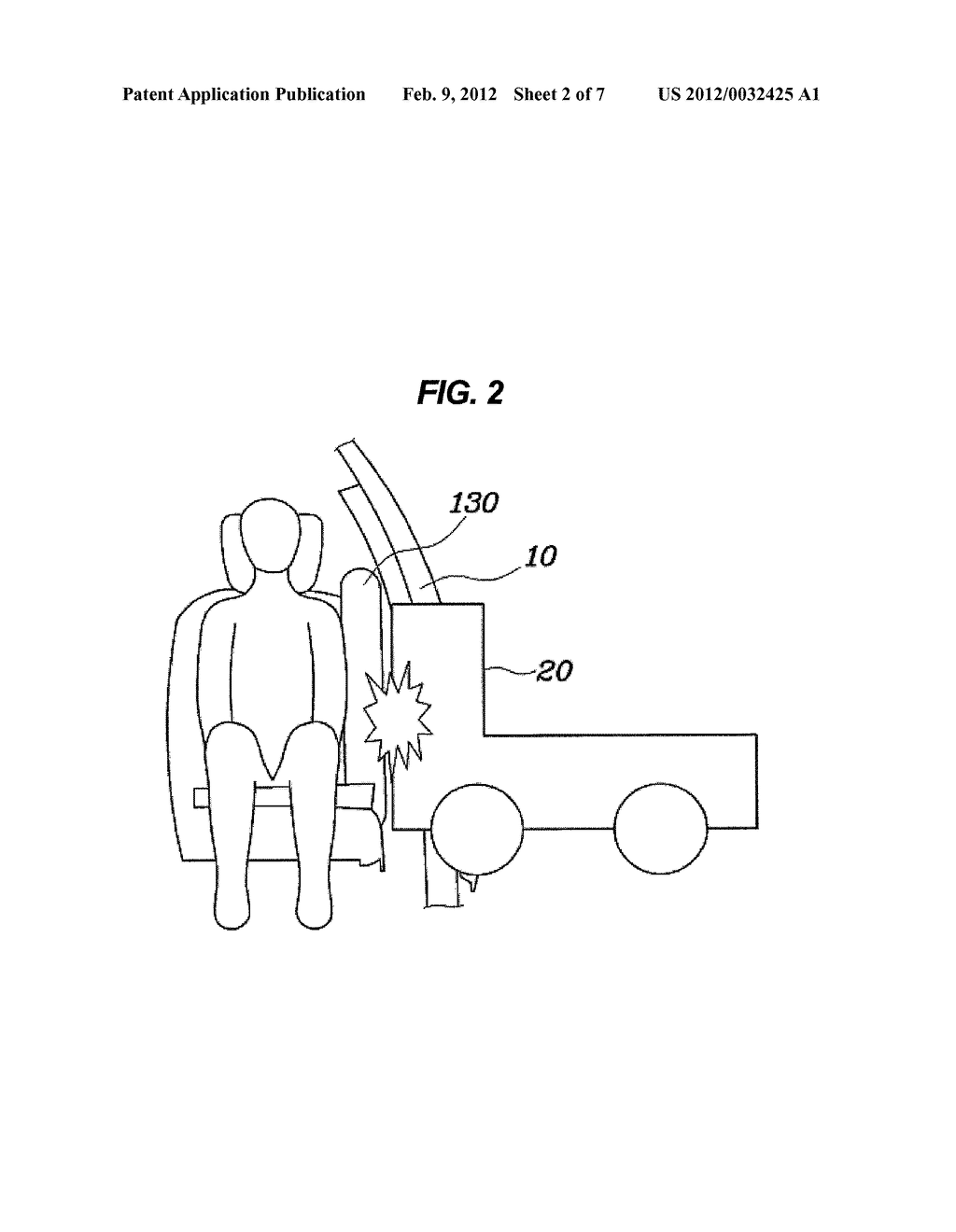 Pre-Crash Side Air Bag Device - diagram, schematic, and image 03