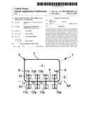 HINGE ARRANGEMENT FOR AIRBAG FLAP HINGED ON A DASHBOARD diagram and image