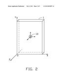 PORTABLE ELECTRONIC DEVICE AND METHOD OF DETECTING CONTACT UTILIZED     THEREBY diagram and image