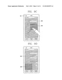 MOBILE TERMINAL PROVIDING LIGHTING AND HIGHLIGHTING FUNCTIONS AND CONTROL     METHOD THEREOF diagram and image