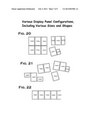 Electronic Book With Configurable Display Panels diagram and image