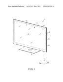 TELEVISION AND ELECTRONIC APPARATUS diagram and image