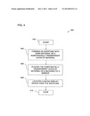 Apparatuses and methods for changing the appearance of an object mounted     behind a mirror diagram and image