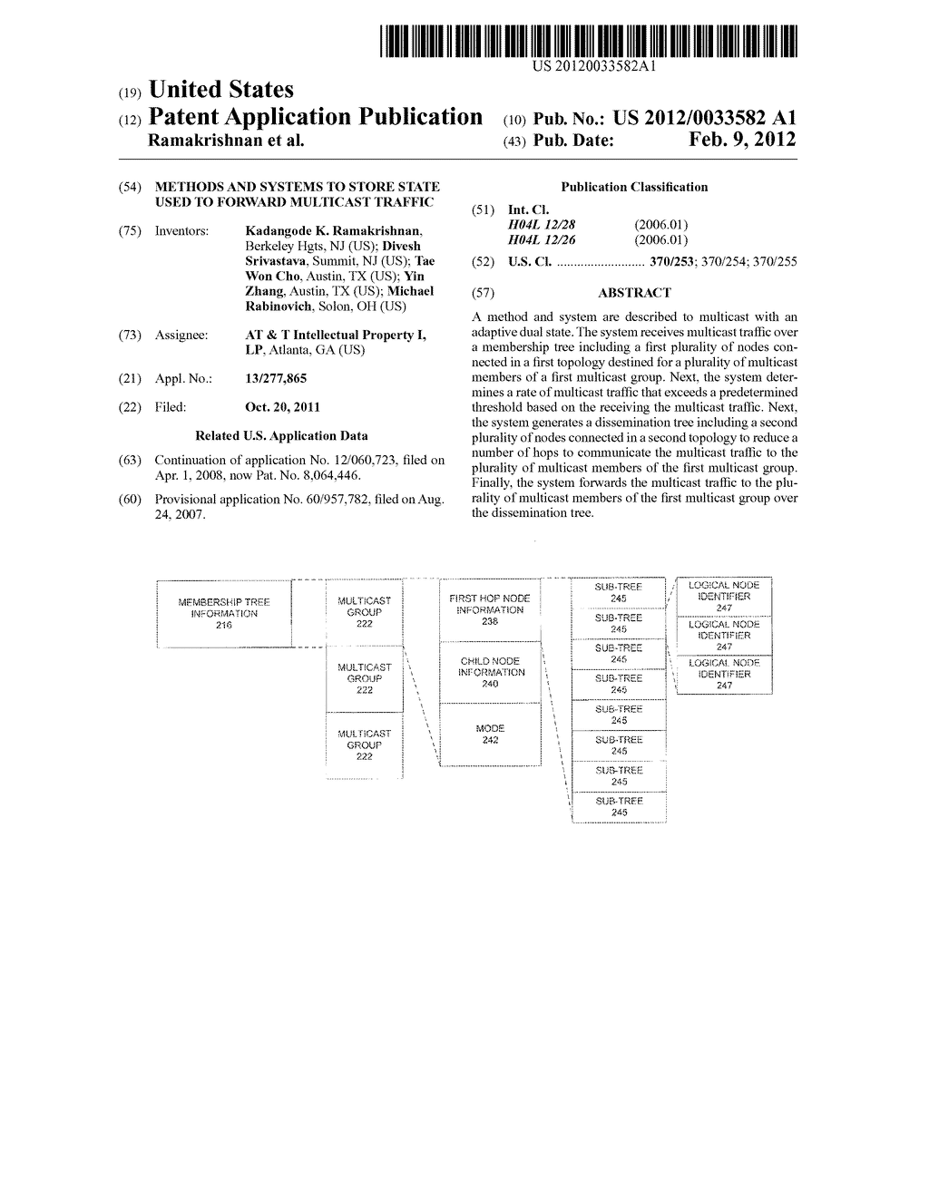 METHODS AND SYSTEMS TO STORE STATE USED TO FORWARD MULTICAST TRAFFIC - diagram, schematic, and image 01