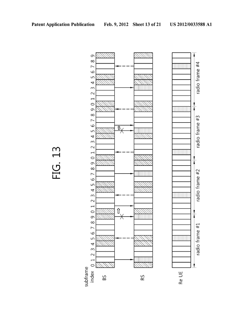 METHOD FOR PERFORMING A HARQ OPERATION IN A RADIO COMMUNICATIONS SYSTEM,     AND METHOD AND APPARATUS FOR ALLOCATION OF SUBFRAMES - diagram, schematic, and image 14