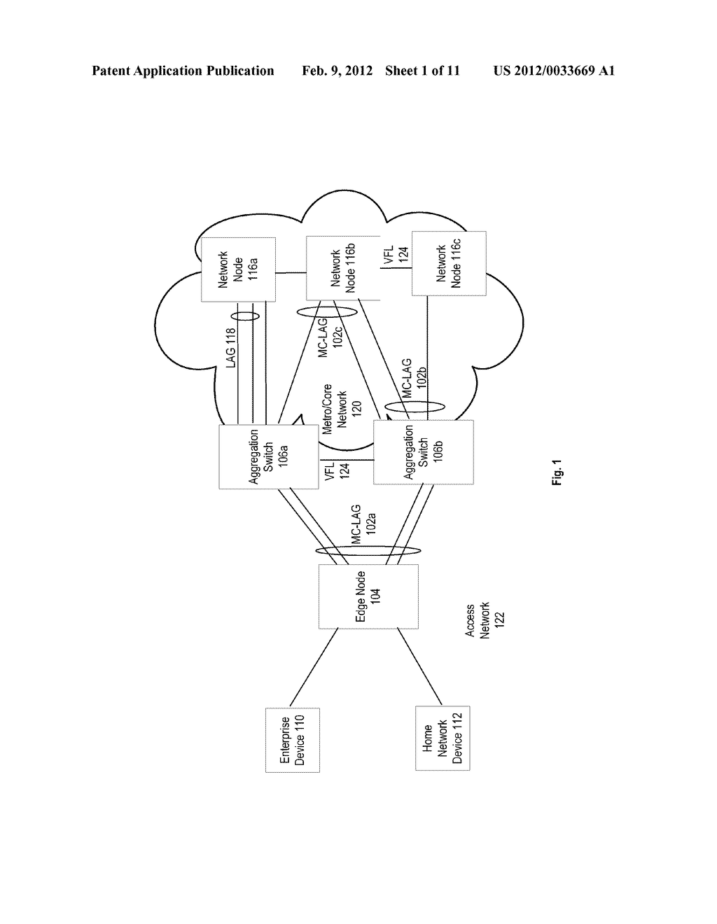 SYSTEM AND METHOD FOR TRAFFIC DISTRIBUTION IN A MULTI-CHASSIS LINK     AGGREGATION - diagram, schematic, and image 02