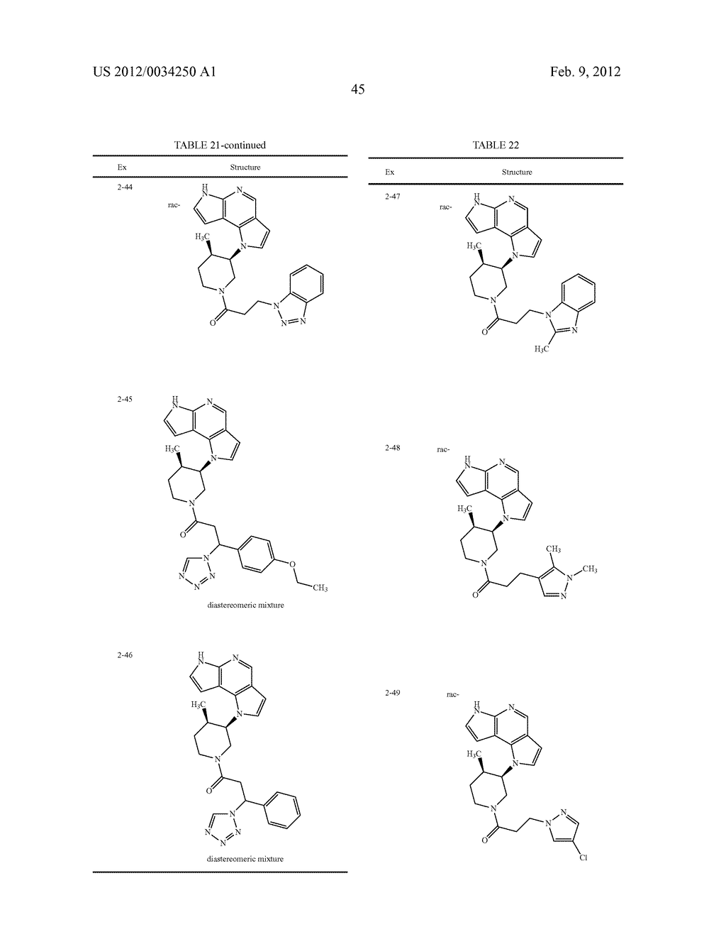 CONDENSED PYRROLOPYRIDINE DERIVATIVE - diagram, schematic, and image 46