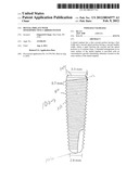 DENTAL IMPLANT WITH OSTEOINDUCTIVE CARRIER SYSTEM diagram and image