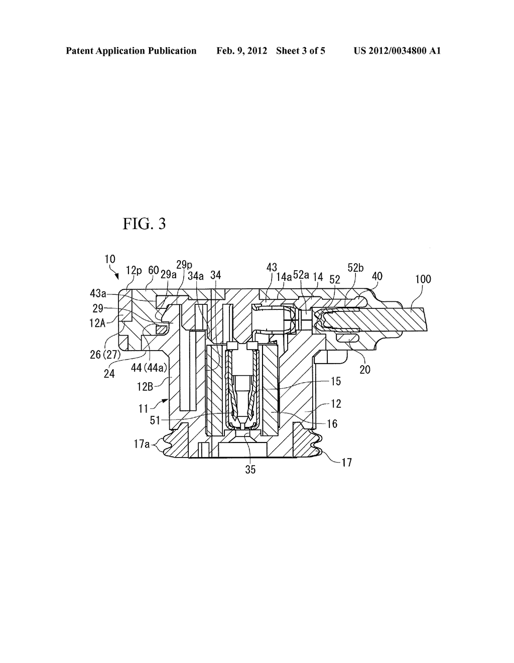 Waterproof Electrical Connector and Waterproof Electrical Connector     Assembly Method - diagram, schematic, and image 04