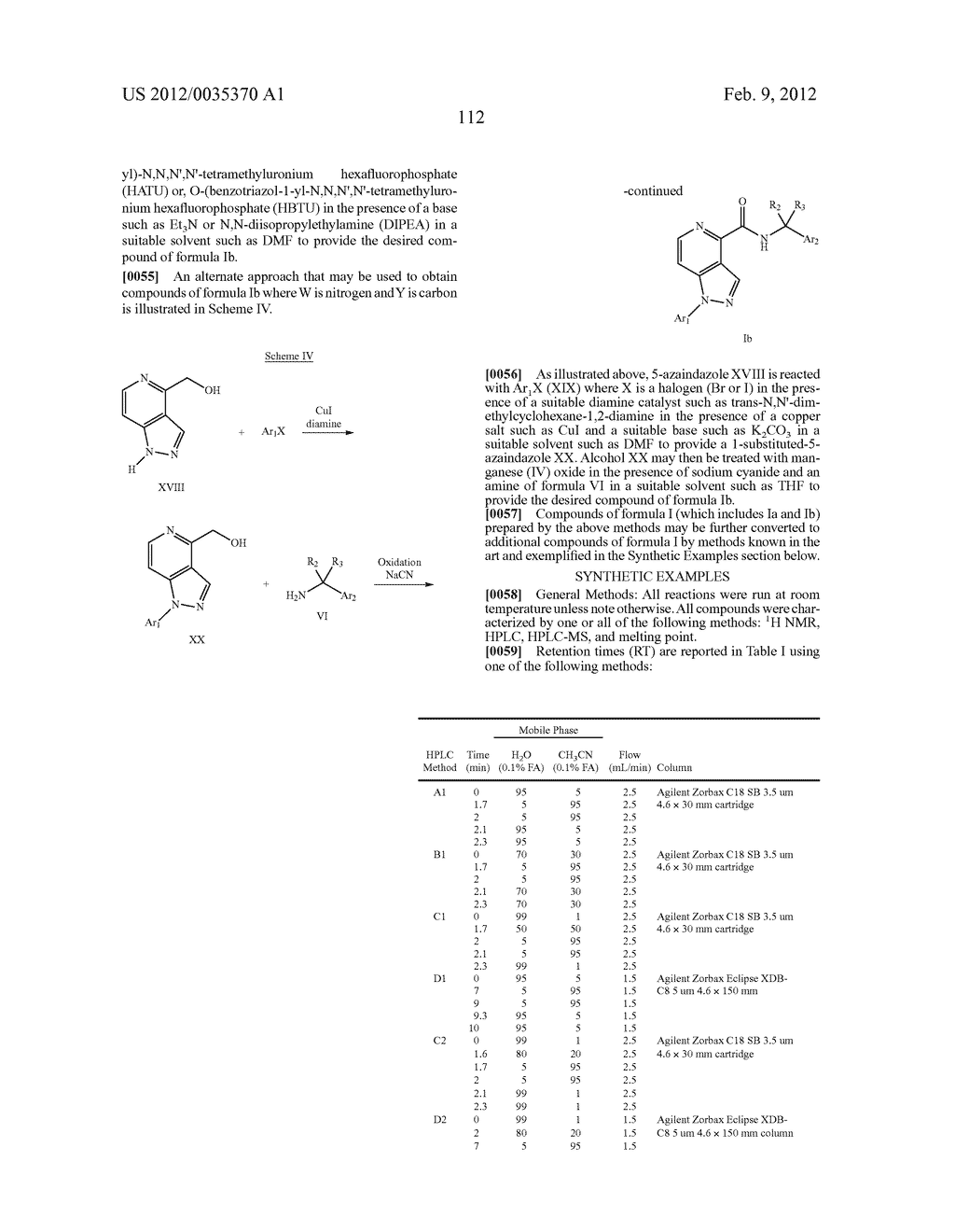 Azaindazole Compounds As CCR1 Receptor Antagonists - diagram, schematic, and image 113